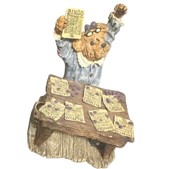 Boyd’s Bears & Friends, the Bearstone collection: Bessie Winsalot…Bingo! 2002 - Picture 2 of 10